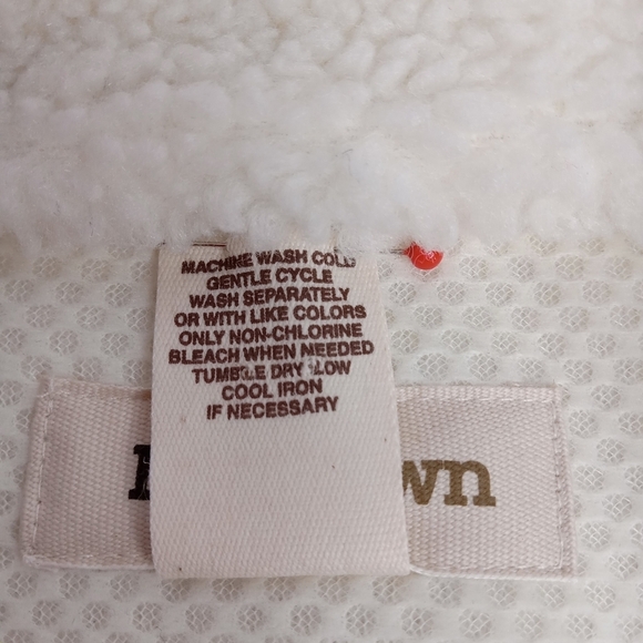 RUFF HEWN RUFF IVORY COLOR SIZE‎ MED. NWT FRONT ZIPPER LADIES VEST - Picture 8 of 12